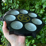 Candle Holder "Pentacle" Soapstone