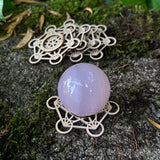 Wood "Metatron's Cube" Sphere Stand