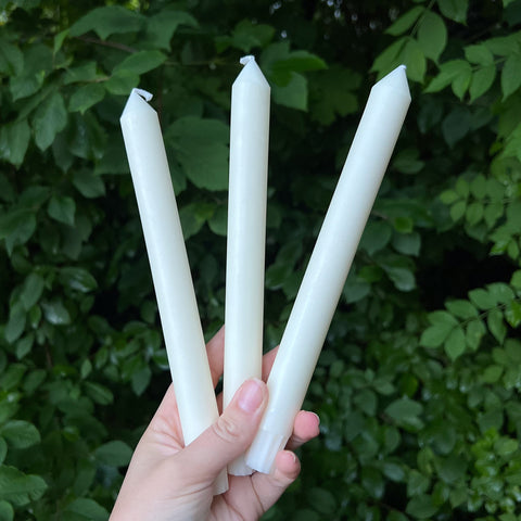 Off-White Dinner Candles