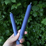 Dark Blue Recycled Dinner Candles