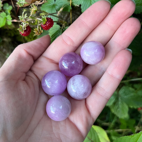Kunzite Spheres