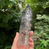 Tourmalinated Quartz Polished Point