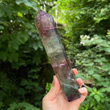 XL Polished Fluorite Tower