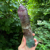 XL Polished Fluorite Tower