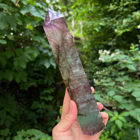 XL Polished Fluorite Tower