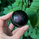 Rainbow Obsidian Spheres