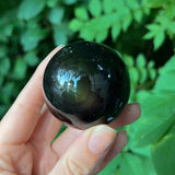 Rainbow Obsidian Spheres