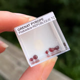 Pyrope Garnet Crystal Sets (Czechia)