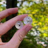 Hollandite in Quartz Spheres