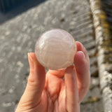 “Blue” Girasol Rose Quartz Sphere