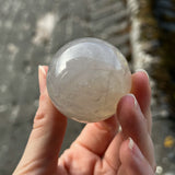 “Blue” Girasol Rose Quartz Sphere