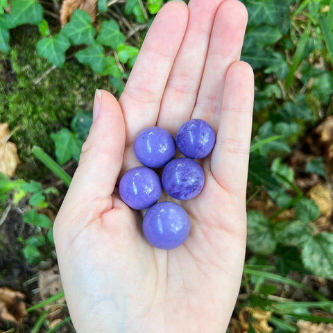Charoite Spheres