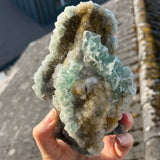 Sugar Fluorite with Chalcedony Specimen